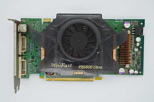 丽台Winfast PX6800 Ultra MyViVO 256MB显示卡（nVIDIA GeForce 6800 Ultra芯片）